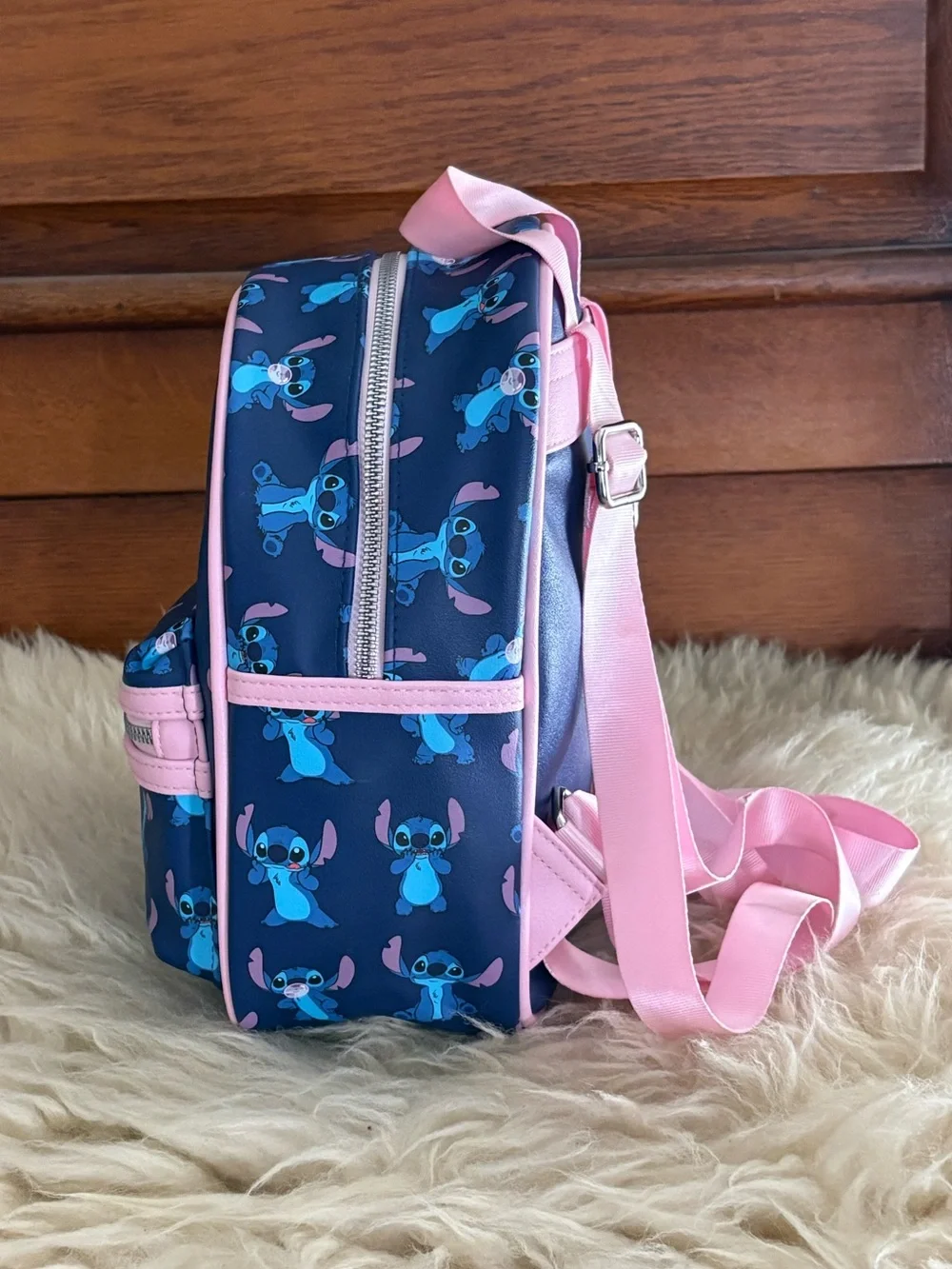 Disney Navy Stitch Mini Backpack